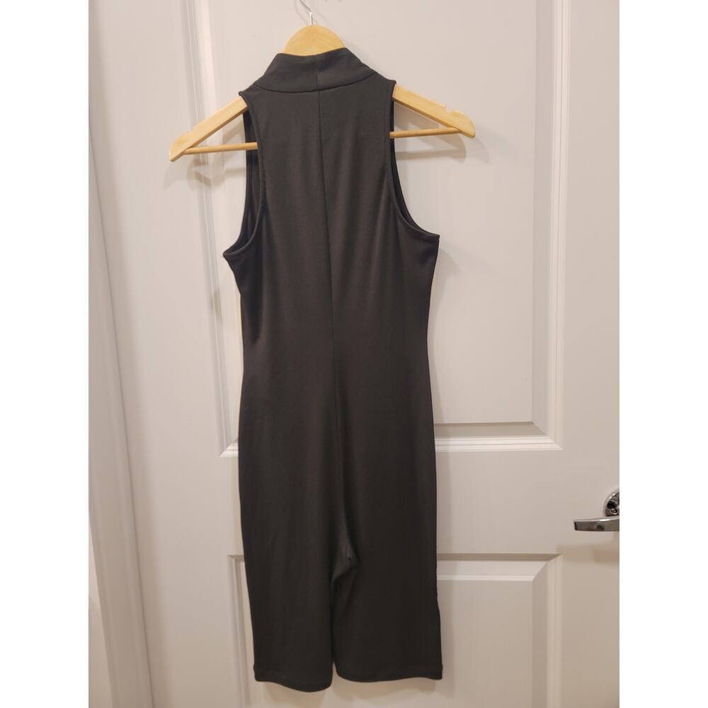 Nicholas Black Ribbed Romper - Picture 3 of 9